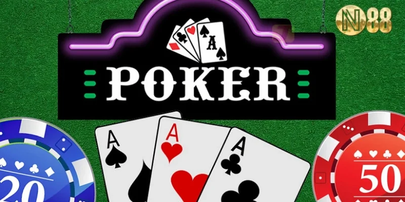 Poker là game bài chiến thuật được ưa chuộng